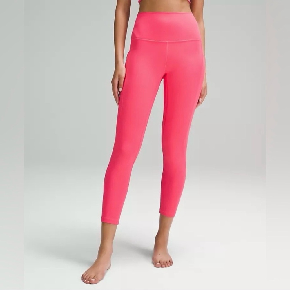 High-Rise Pink Performance Leggings